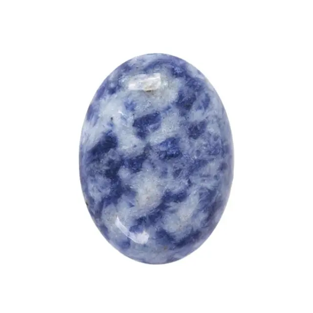 Καμπουσόν Ίασπις Blue Spot - Οβάλ 13x18mm - 2τεμ