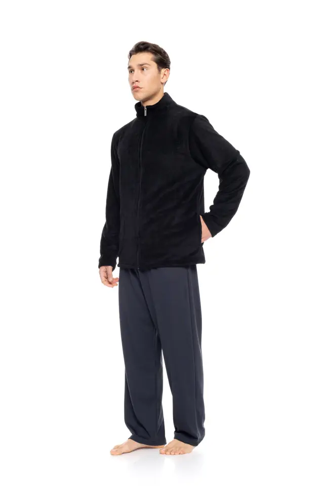WN-M103 - Black - ROBE NOS ZIPPER 2