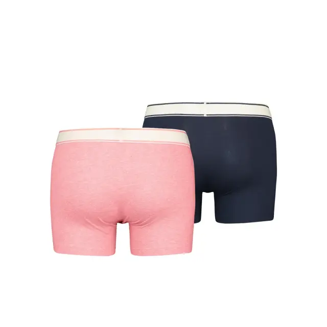 Levi's Ανδρικό Boxer High Comfort Vintage Trunk - Διπλό Πακέτο, Χρώμα Pink Combo - S 2