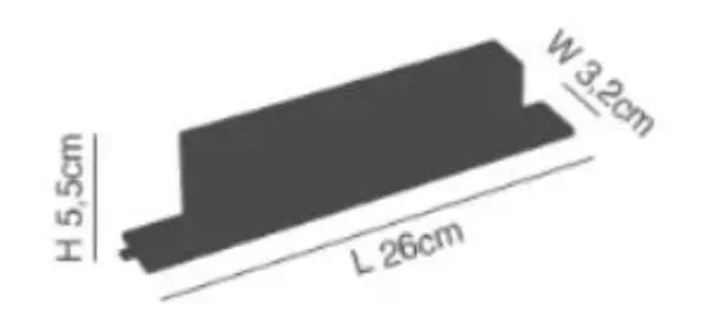 Ράγα Φωτισμού Magnetic Flex Μαύρο Ματ 26x3,2x5,5εκ. 2