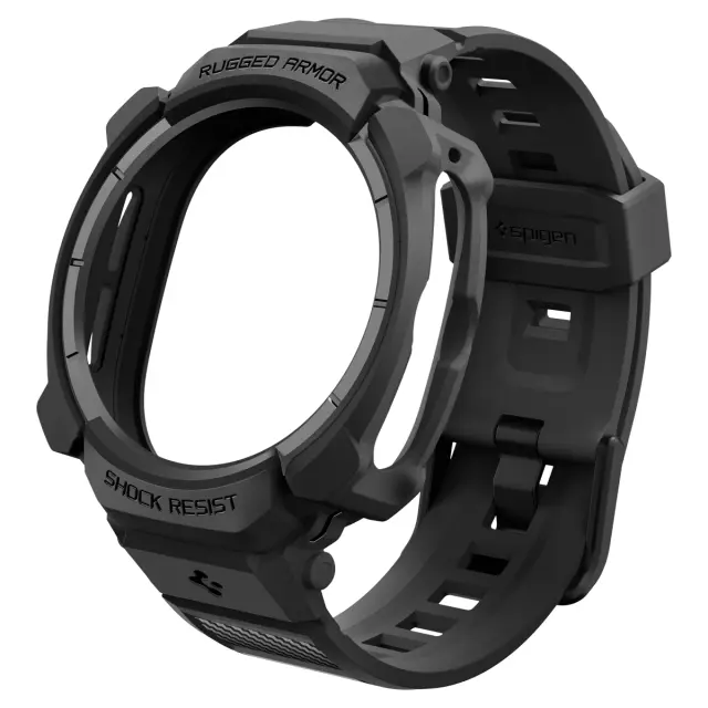 Spigen Rugged Armor Pro, matte black - Samsung Galaxy Watch Ultra 2 47mm 2