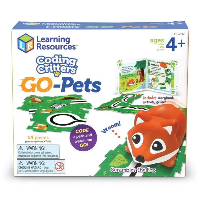 Learning Resources Εκπαιδευτικό Παιχνίδι Coding Critters™ Go-Pets – Scrambles the Fox για 4+ ετών LER 3097