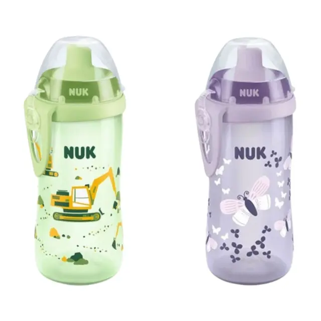 Nuk Παιδικό Ποτηράκι "Flexi Cup Soft" από Πλαστικό Πράσινο 300ml για 12m+