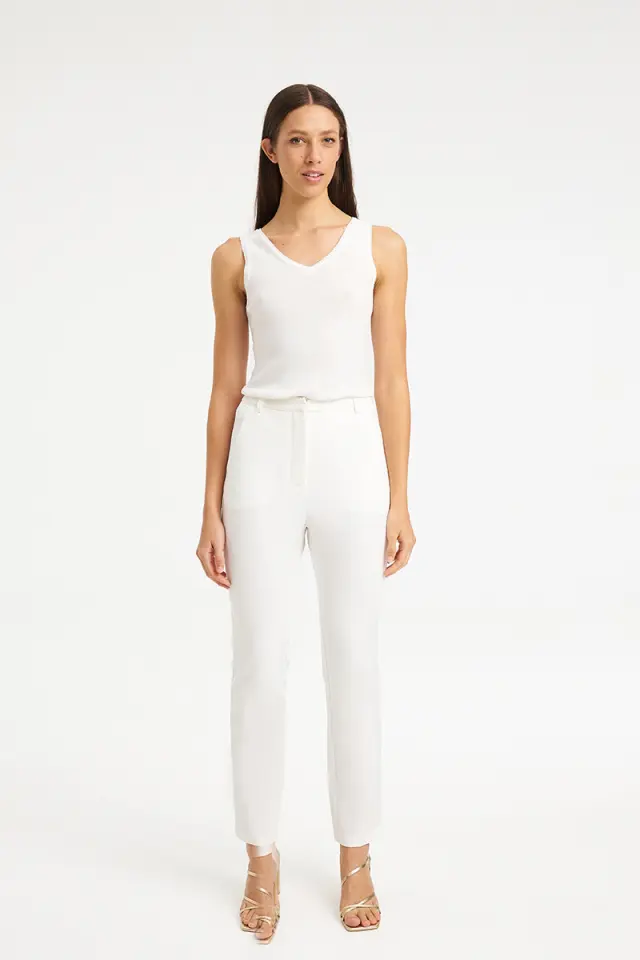 Ψηλόμεσο Tailored Παντελόνι SELVA TROUSERS - XS 2