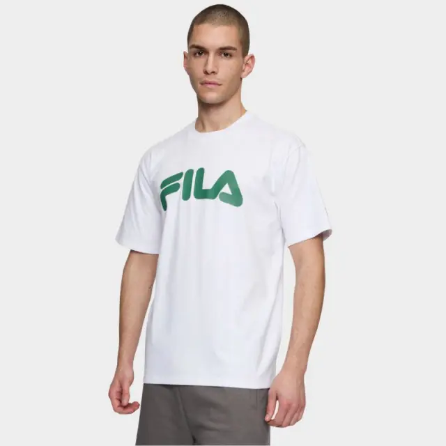 Fila - Ανδρικό T-shirt Lasson Loose Fit Tee FAM0873-10001 Λευκό - XL