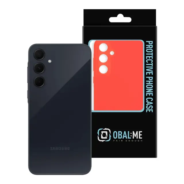 OBAL:ME Matte TPU Cover for Samsung Galaxy A35 5G Red 3