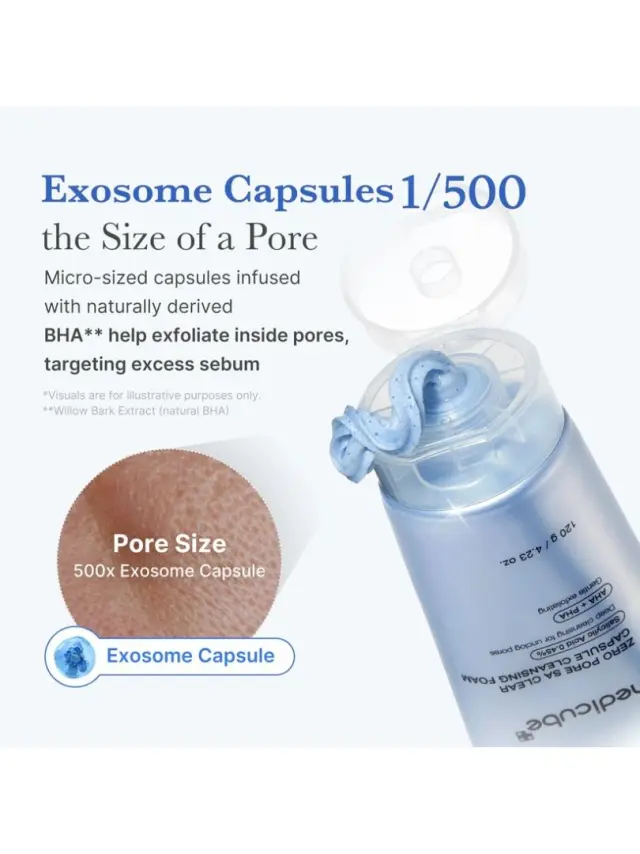 Medicube Zero Pore Clearing Capsule Cleansing Foam Αφρός Καθαρισμού Προσώπου για Πόρους και Λιπαρότητα, 120gr 3