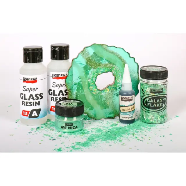 Ρητίνη Super Glass Resin Pentart 1:1, 40+40ml 2