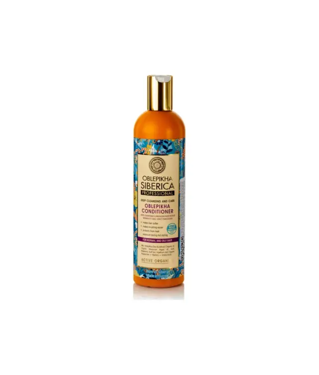 Natura Siberica Oblepikha Conditioner Deep Cleansing & Care for Normal & Oily Hair 400ml