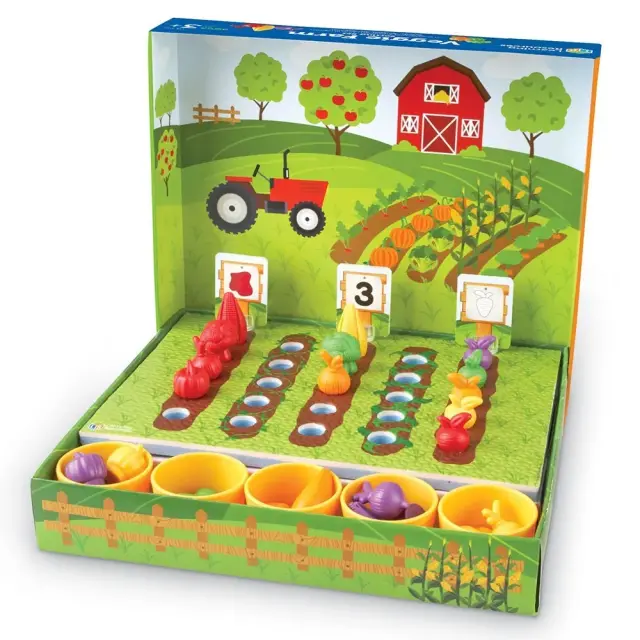Learning Resources Εκπαιδευτικό Παιχνίδι Veggie Farm Sorting Set για 3+ ετών LER 5553 3