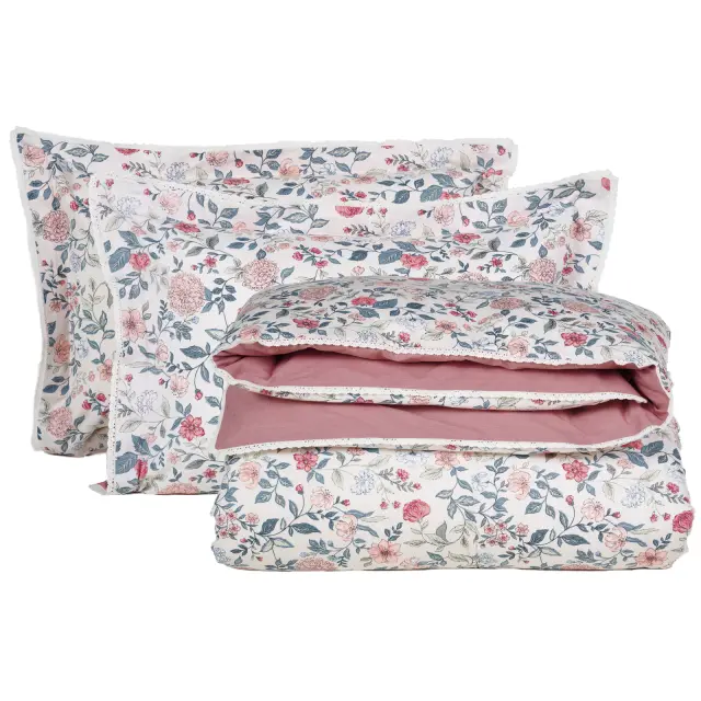 DAS HOME ΣΕΝΤΟΝΙΑ ΣΕΤ ΥΠΕΡΔΙΠΛΑ PRESTIGE 1683 GREEN, PINK 3