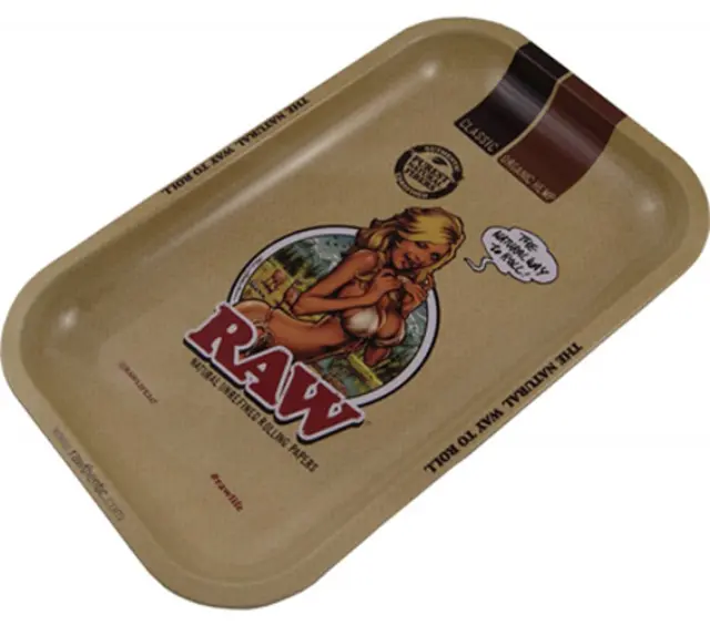 Raw Rolling Tray Δίσκος «Raw Girl» Small (17x27cm) 2