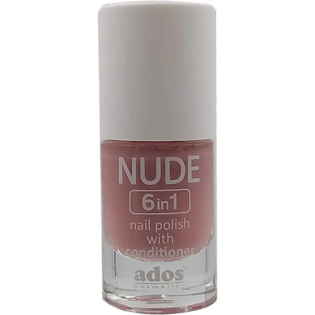 Ados Nude Nail Polish 6in1 with Conditioner, 8ml 07