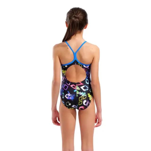 Arena Girl's Graffiti Light Swimsuit Πολύχρωμο 010289-580 (Arena) 2