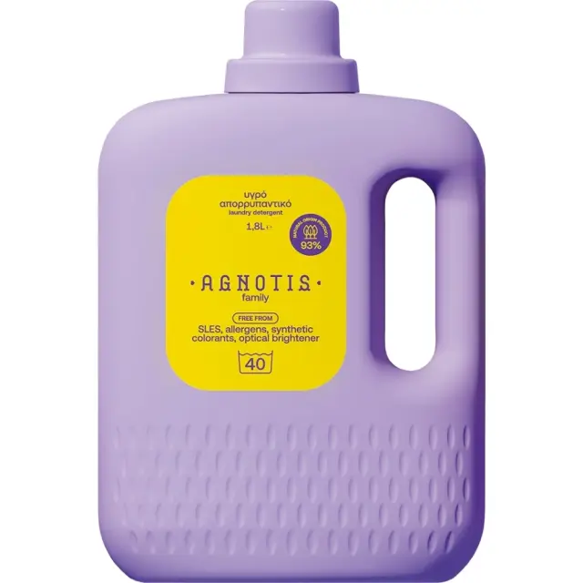 Agnotis Family Απορρυπαντικό Ρούχων 1.8Lt