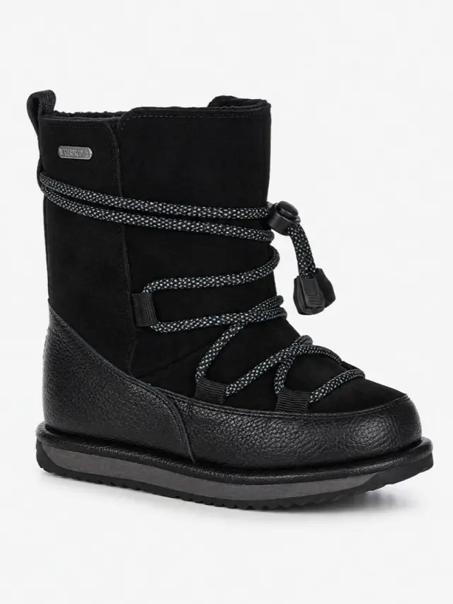Emu Μποτάκια Παιδικό δέρμα Μαύρο EMU/12603 BLACK - 27 2