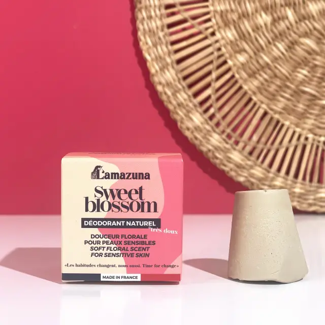 Lamazuna Solid Deodorant Soft Floral Scent For Sensitive Skin - Bιολογικό στερεό αποσμητικό, Για Ευαίσθητο Δέρμα, με απαλό λουλουδένιο άρωμα 3