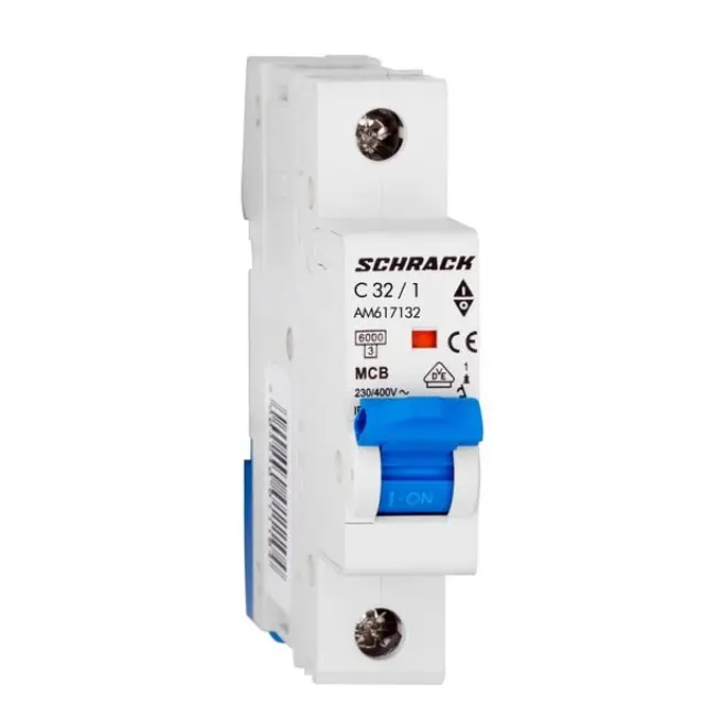 Miniature Circuit Breaker (MCB) AMPARO 6kA, C 32A, 1-pole