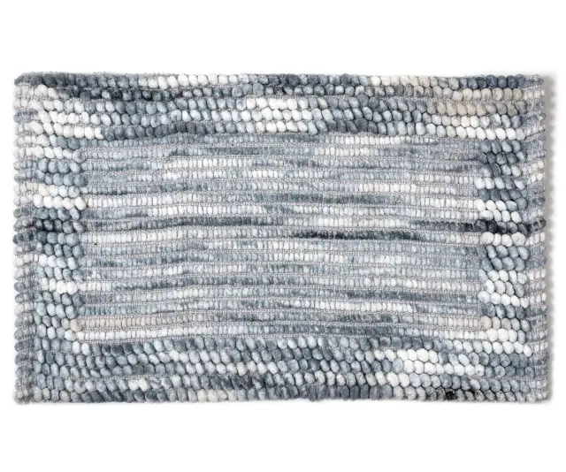 Πατάκι 15162 (55cm x 90cm) ανοιχτό γκρι - -