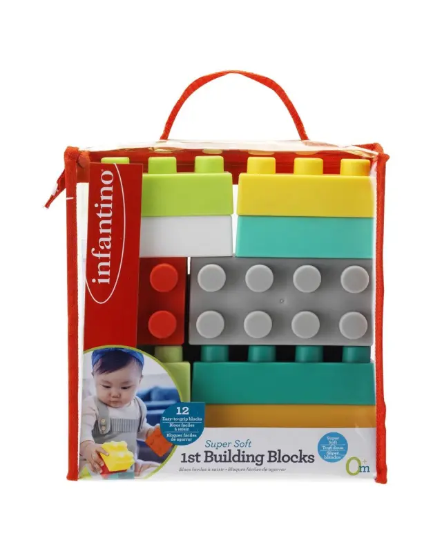 INFANTINO SUPER SOFT 1ST BUILDING BLOCKS