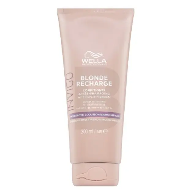 Wella Professionals Invigo Blonde Recharge Conditioner with Purple Pigments conditioner to neutralize yellow tones 200 ml