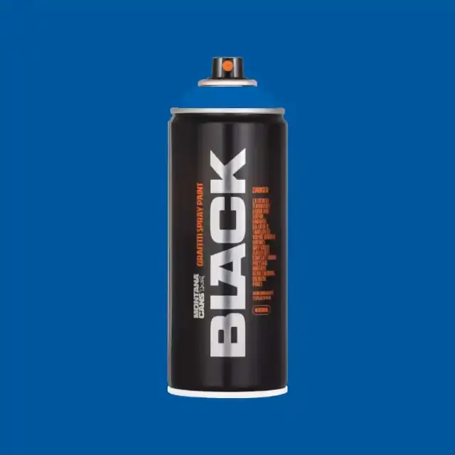 Montana Black Spray Paint 400ml BLK-5250 Knock Out Blue