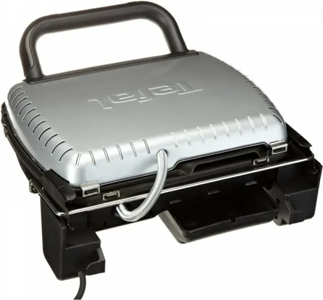 Tefal Ultra Compact 600 GC3050 Τοστιέρα Γκριλιέρα με Αποσπώμενες Πλάκες 2000W Inox 2
