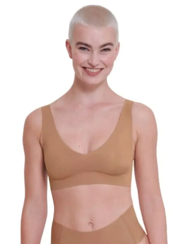 Sloggi Γυναικείο Μπουστάκι ZERO Feel 2.0 Bralette, Χρώμα Nostalgic Brown