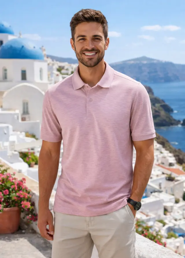 Μπλούζα Polo Noshame® Ροζ - 112603 - XL