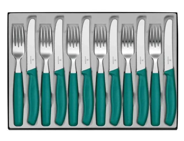 Σετ Μαχαιροπίρουνα Victorinox Swiss Classic - Green - 12 τεμάχια6.7834.12C1