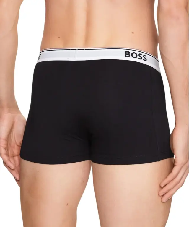 Hugo Boss - Ανδρικά Μποξεράκια Power Bodywear 3Pack 50475274-994 Μαύρο 3