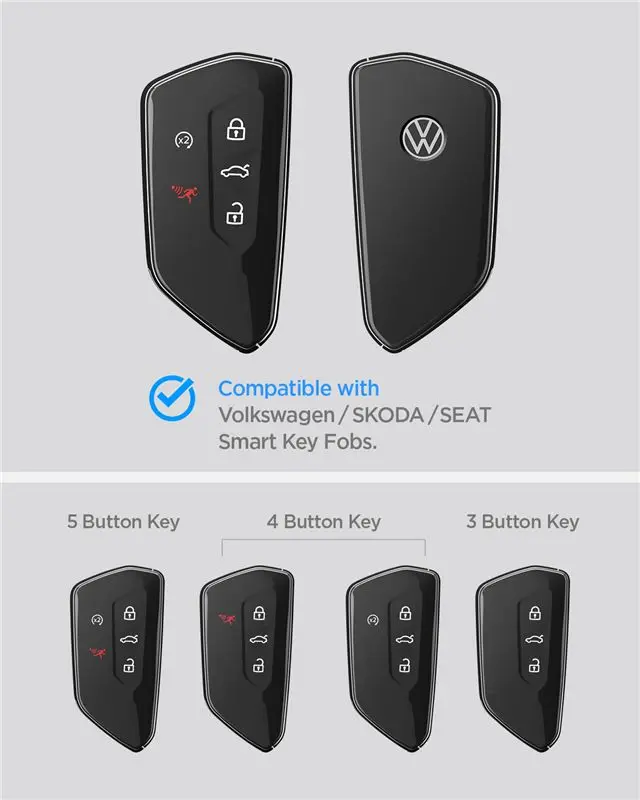 Spigen Volkswagen Key Fob Case VK100, black 3