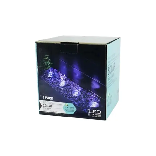 Ηλιακό Φωτιστικό Καρφωτό 4τμχ 12x2.5cm NK-DM8LED 2
