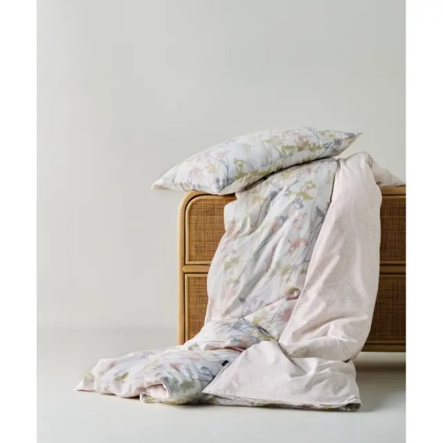 Σετ Παπλωματοθήκη Υπέρδιπλη 3 Τεμαχίων Kentia Breza 18 Dusty Pink- Lilac- Light Green 225x245 2