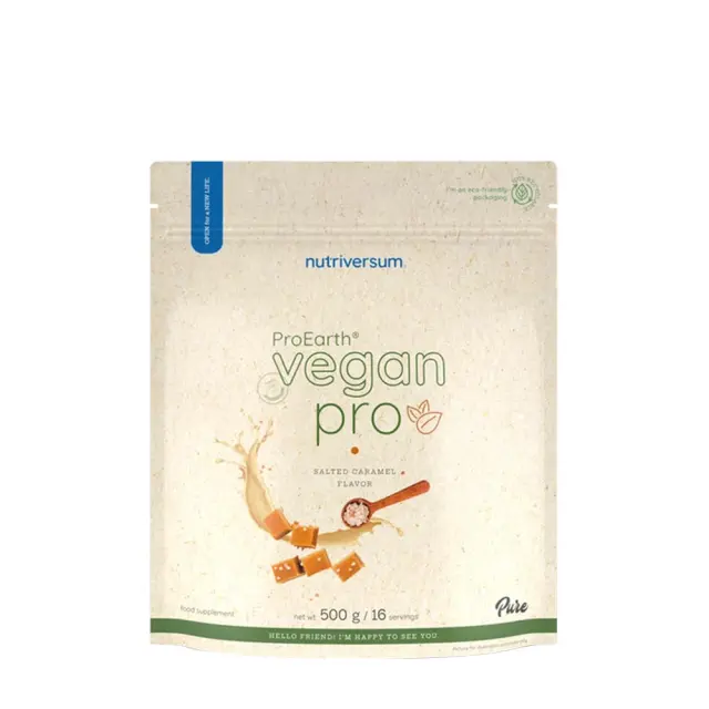 Nutriversum Vegan Pro ProEarth® Protein Powder salted-caramel, 500-g