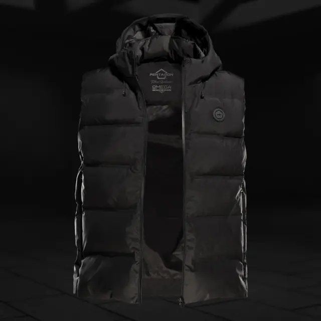 OMEGA DOWN VEST K04013 01-Black - M 2