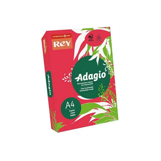 Χαρτί Rey Adagio 80gr A4 Red (Κόκκινο) 22 500 φύλλα