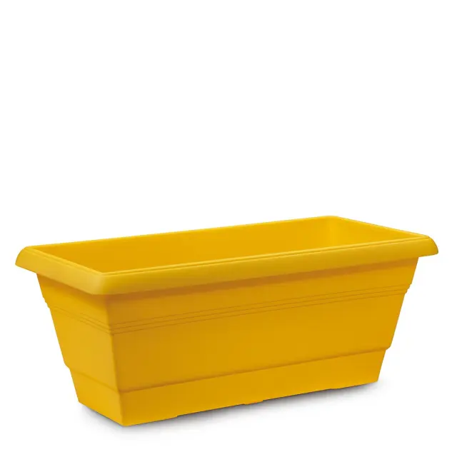 Ζαρντινιέρα Festone 50X20X16 Εκ. Κίτρινο