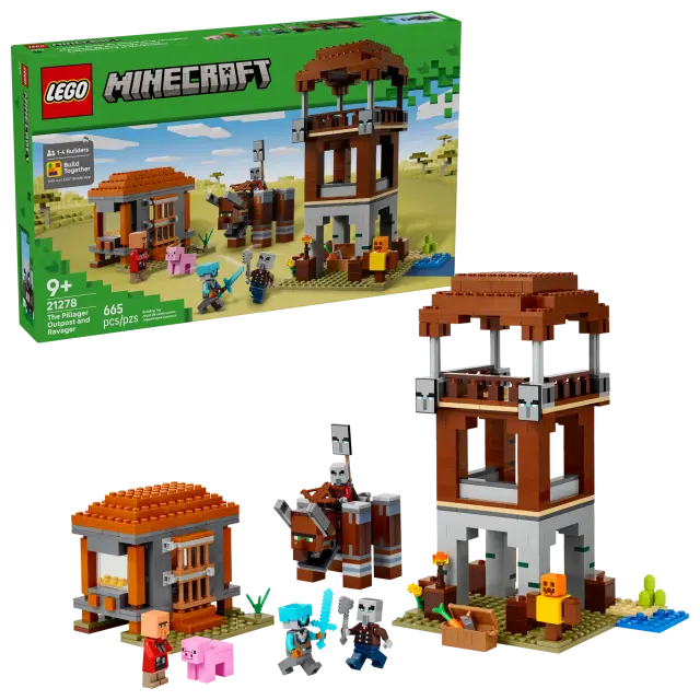 LEGO® Minecraft® The Pillager Outpost and Ravager για 9+ Ετών 665τμχ – 21278 2