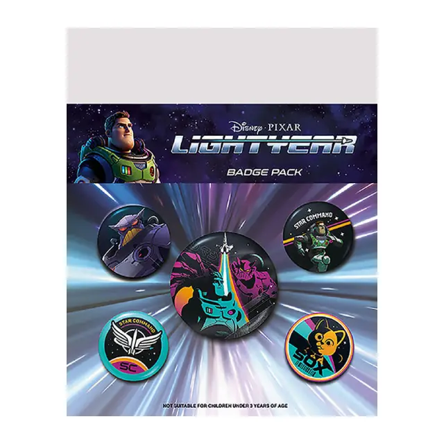 Σετ κονκάρδες 5 τμχ Lightyear (Star Command) Badge Pack 5 pcs BP80746