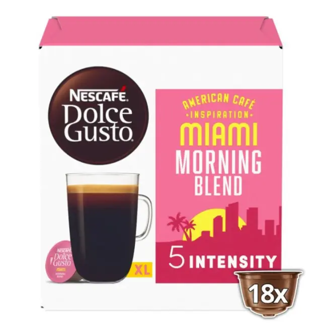 Nescafe Miami Morning Blend Grande Κάψουλες Dolce Gusto 18τμχ