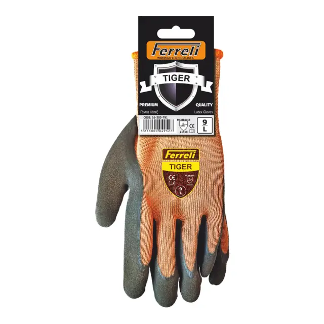 FERRELI TIGER ΓΑΝΤΙΑ LATEX Ν10 2
