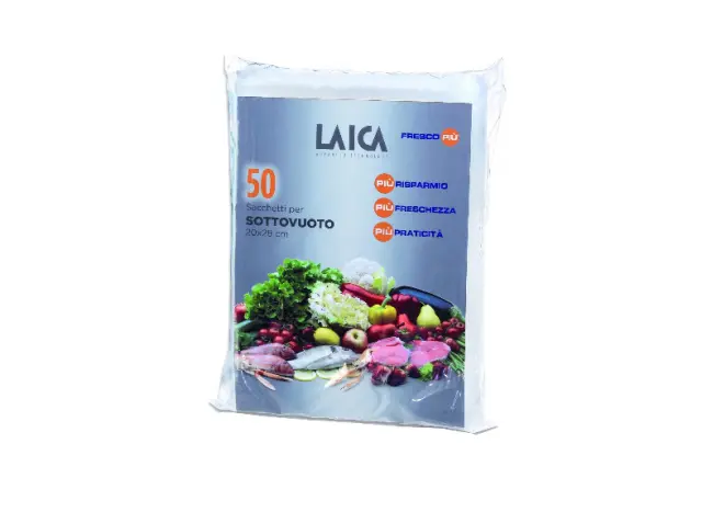Laica VT3504 Λείες Σακούλες για Συσκευές Vacuum 200x280mm 50τμχ 3504