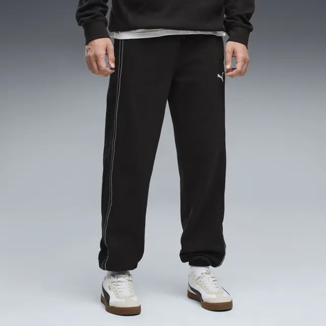 Puma Men's Class Material Sweatpants Μαύρο 694300-01 (Puma) - Small