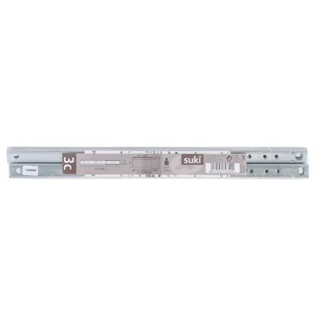 Οδηγός Συρταριού Με Ρουλεμάν 17x310mm Μερικό Άνοιγμα 2