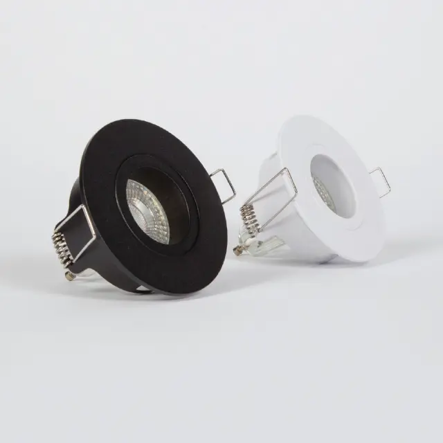 Celeno 03290/B Σποτ στρογγυλό κινητό IP65 ø8.5cm μαύρο 2