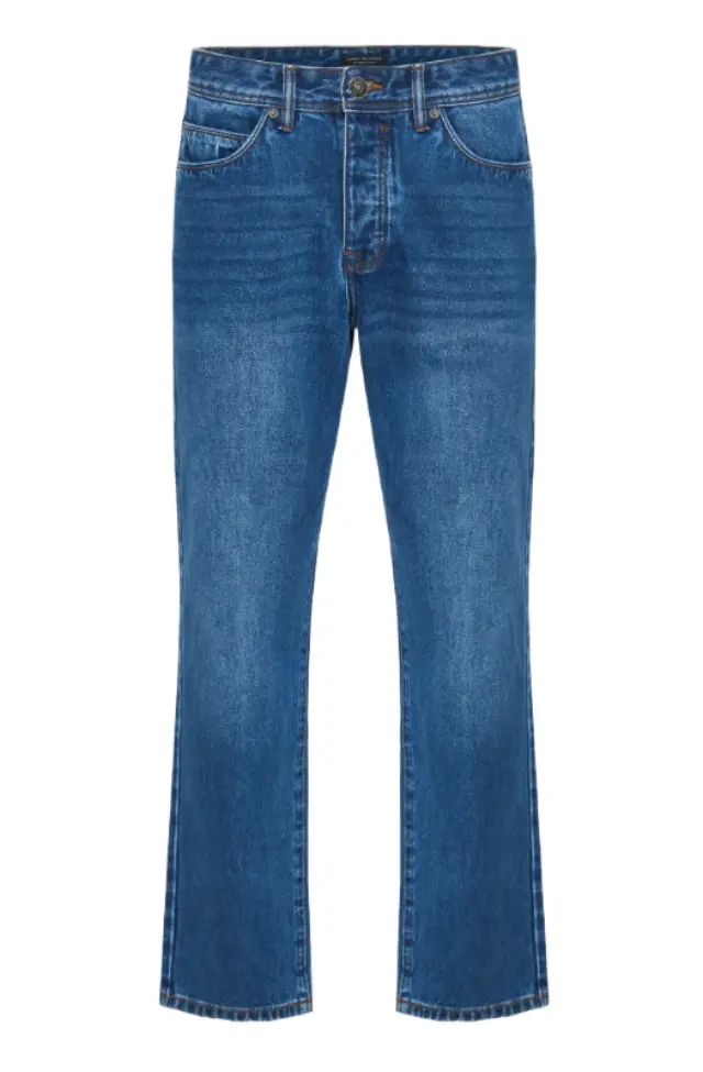 FunkyBuddha ανδρικό regular denim παντελόνι Berlin FBM014-081-02-1