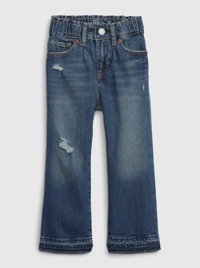 Μπλε Νηπιακό Wide Stride Jean Παντελόνι με Washwell medium wash