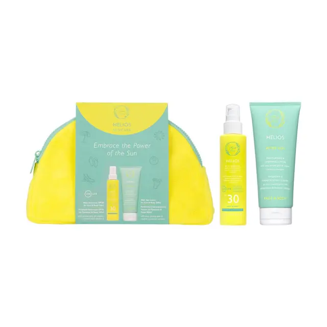 Fresh Line Set Αντηλιακής Προστασίας Helios Milky SPF30+ After Sun Necessities: Αντηλιακό Γαλάκτωμα SPF30+ για Πρόσωπο & Σώμα + After Sun Λοσιόν για Πρόσωπο & Σώμα