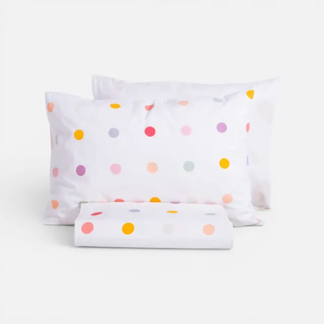 Σετ Παπλωματοθήκη Παιδική Μονή Dots Ecru 160x240 Nef Nef Homeware, 100% BAMBAKI - ECRU (040905)